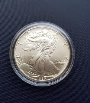 USA Silver Eagle 1986-2025 1oz investicne striebro - 9
