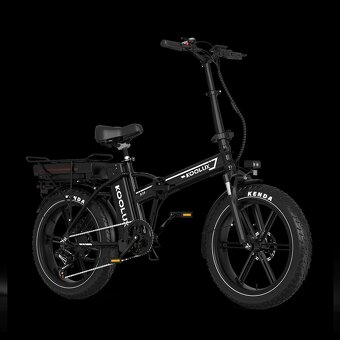 Skladací ektricky bicykel Fatbike 0 Km 24 Ah Bateria Moped - 9