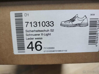 Pracovné topánky špeciálne biele - 9