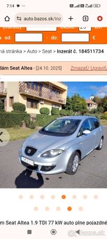 Predám vymením Seat Altea - 9