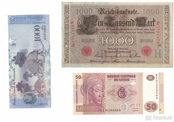 Zbierka bankoviek po 2 a 3 EUR - rôzne svetové - 9