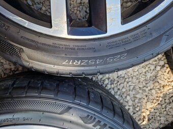 Alu disky vw s pneu 5x112 225/45 ZR17 - 9