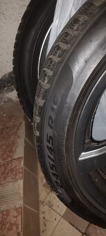 Predám alu disky dotz 245/45 r19 zimne Pirelli - 9