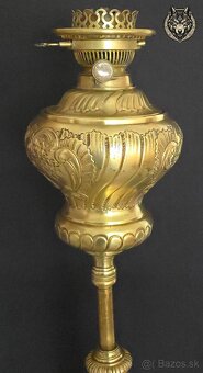 Luxusná starožitná teleskopická lampa v štýle Napoleon III. - 9