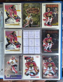 Hokejové kartičky - John Vanbiesbrouck 1 - 9