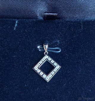 Luxusný diamantovy prívesok z 18k zlata - 9