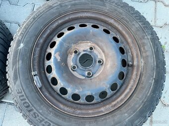 BRIDGESTONE 195/65 R15 ZIMNÉ + disky 5x112 R15 - 9