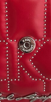 Karl Laagerfeld kabelka červená crossbody - 9