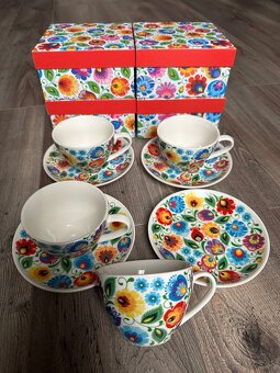 Porcelánová súprava s ľudovým motívom - 9