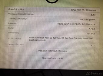 Počítač Dell OptiPlex 9020 – i5-4570 / LINUX MINT / 500G HDD - 9