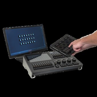 SHOWTEC LAMPY 20 sveteľný mixpult DMX Artnet 1024 CASE OBAL - 9