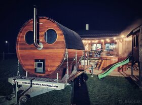 POŽIČIAM , PRENAJMEM mobilné wellness, mobilna sauna s kaďou - 9