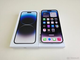 APPLE IPHONE 14 PRO MAX 128GB SILVER TOP STAV ,BATERKA 100% - 9