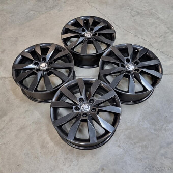 Škoda hliníkové disky 5x112 R17 6J ET48 - 9