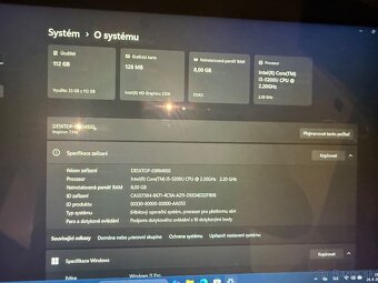 Predám dotykový 2v1 Dell 7348- i5, 8GB, 128gb NVMe - 9