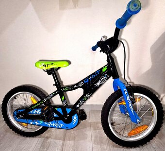 🚲 Detský bicykel Ghost Powerkid 16 – TOP stav + kolieska + - 9