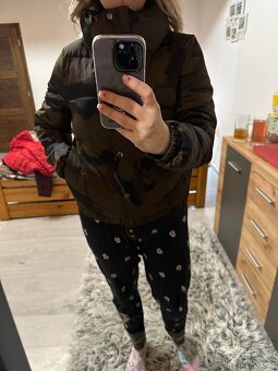 zara original camouflage zimna oversized bombera-bunda - 9