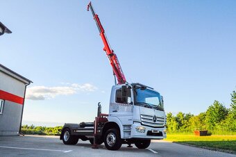 MERCEDES ATEGO HÁKOVÝ NOSIČ KONTAJNEROV HYDRAULICKÁ RUKA EU6 - 9