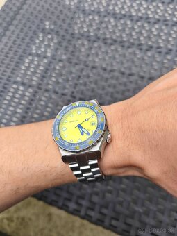 Luxusné pánske diver hodinky - SEESTERN 600T Yellow, Komplet - 9