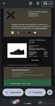 Jordan 1 Low "Travis scott" Black Phantom. - 9