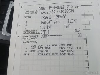 Rozpredám volkswagen passat b7 combi 2,0 tdi dsg - 9