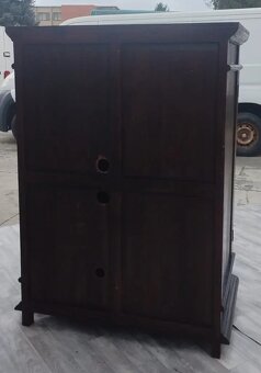 Skriňa teaková s 2 šuplíkmi. - 9