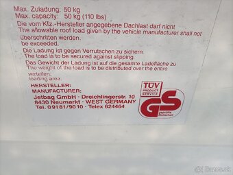 Strešný box 225 cm - 9
