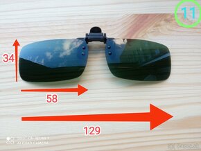 klipy na dioptrické okuliare UV 400 filter - 9