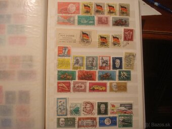 16 stranový album A4 + 600 rôznych známok NDR - 9