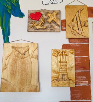 Ručne vyrábané sochy a obrazy - 9