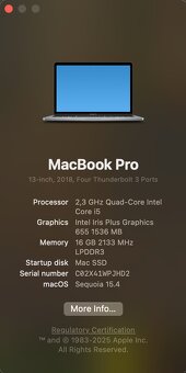 Apple Macbook Pro 13 2018 A1989 16/512gb i5 Space Gray - 9
