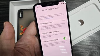 Apple iPhone X 64GB - zachovalý stav, batéria 100% - 9