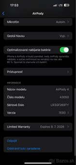NOVÉ Apple Airpods 4, ZÁRUKA - 9