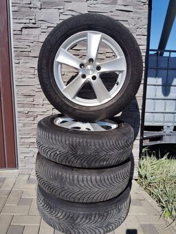 Zimná sada hliníkové disky 5x112 + pneumatiky 215/65R17 - 9