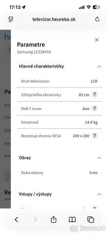 TV Samsung 32" (uhlopriecka 82cm) - 9