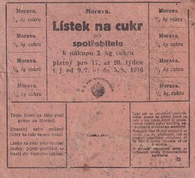 Staré prídelové listy na cukor a na mydlo - 9