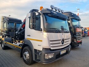 NOVÝ MERCEDES ATEGO 1627 NOSIČ KONTEJNERU + RUKA HIAB - 9
