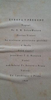 Evropa v přerodu - Robert William Seton-Watson - 9
