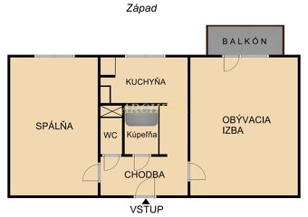 NA PREDAJ 2i BYT S BALKÓNOM J.HUSA, TREBIŠOV 2.posch. 55m2 - 9