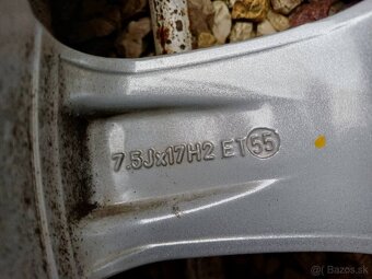 Hlinikove disky VW/Audi---7,5Jx17-ET-55-rozteč-5x130 - 9
