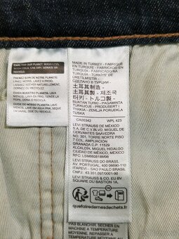 Džíny Levi's 502 W34 L32 - 44x78x107x19 cm p463 - 9