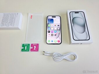 APPLE IPHONE 15 128GB BLACK,ZDRAVIE BATERKY 92% - 9