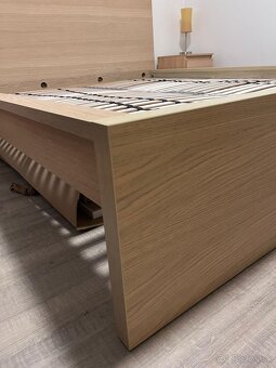 posteľ MALM s roštom 2x LÖNSET + 2x nočná komoda - 9