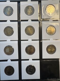 Zbierka 200 ks pamatných 2EUR mincí 2004-2015 komplet. - 9
