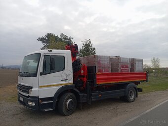 Autodoprava práca s hydraulickou rukou - 9