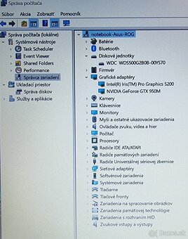 Predám notebook Asus ROG - 9
