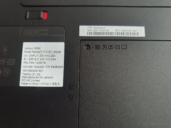 Notebook Lenovo B590 - 9