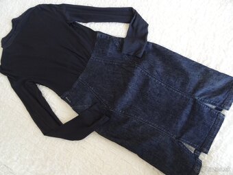 Denim Armani Jeans, šaty veľ. XS - 9