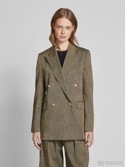 dvojradové zelené sako - 34 - Boss - nové - 9