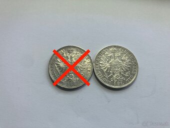Rakúsko Uhorsko 1 zlatníky forint florint - strieborné mince - 9